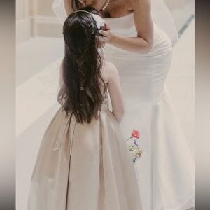 Vera Wang kids satin princess dress